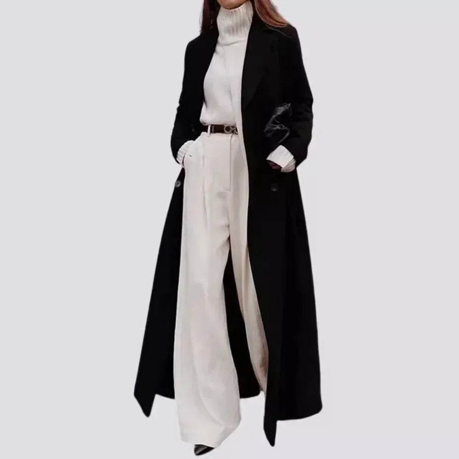 Women's Ankle Length Wool Trench - P12 Hub Europe