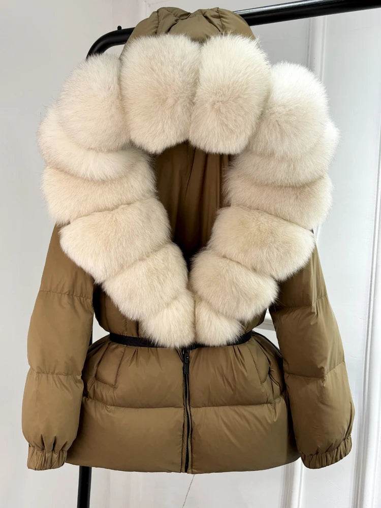Fox Fur Down Puffer Parka - P12 Hub Europe