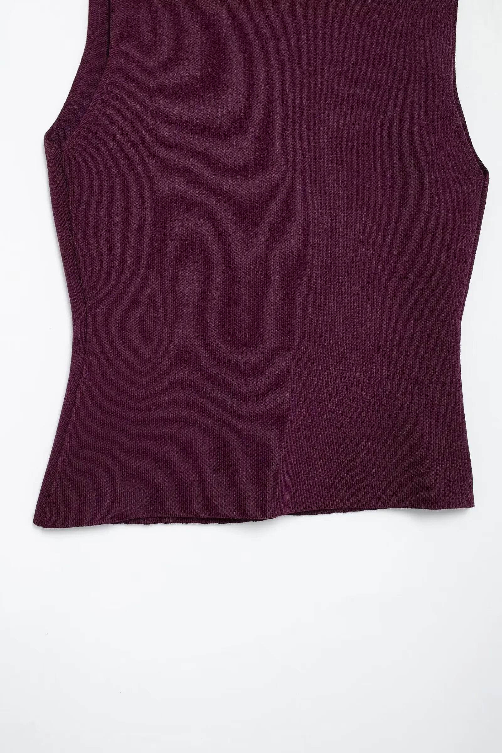 Wine Red Knit Skirt - P12 Hub Europe