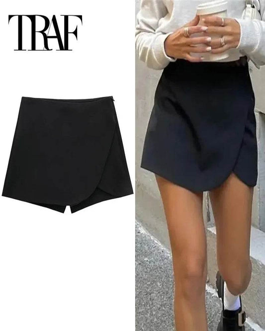 Black Mini Skort - P12 Hub Europe
