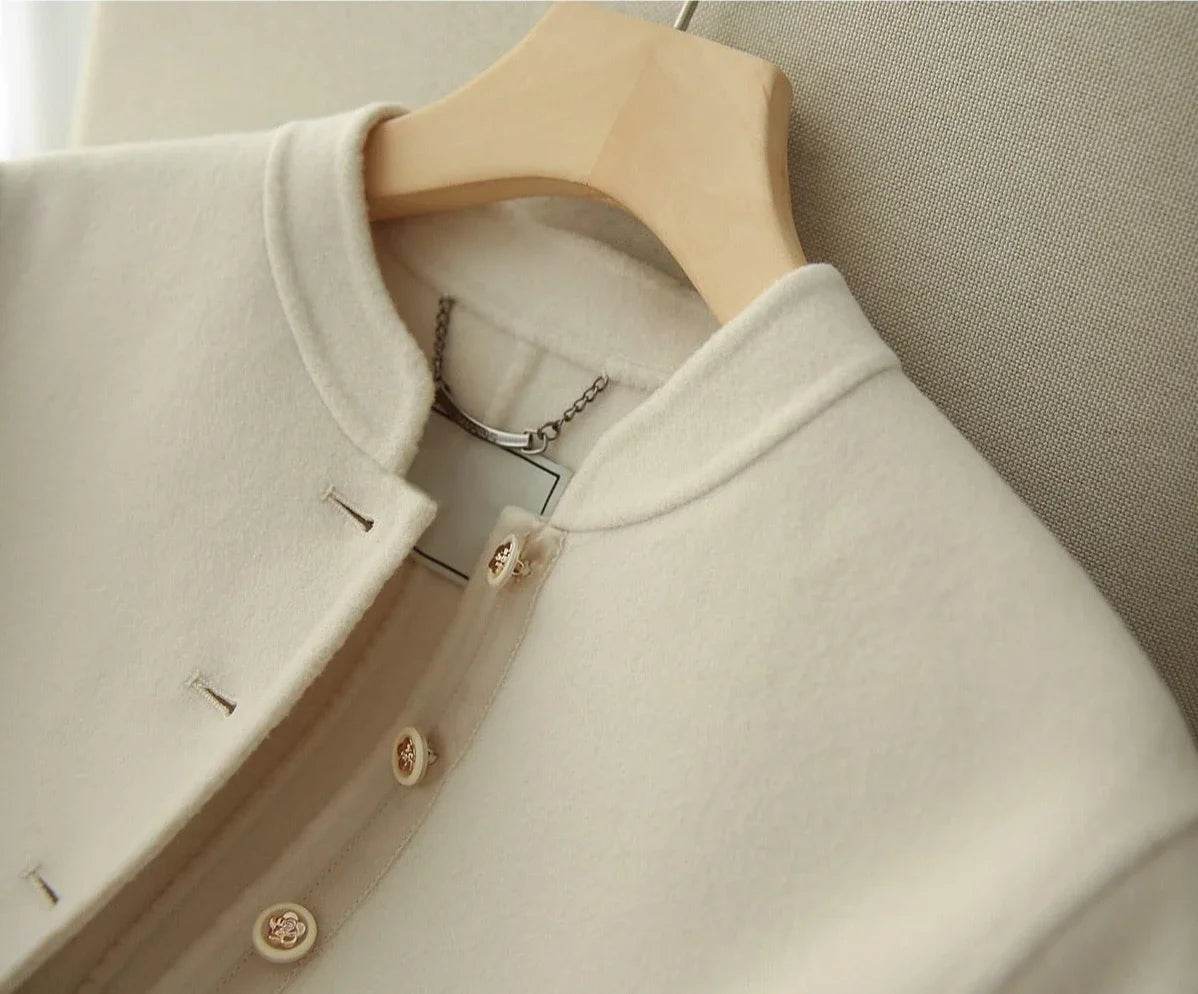 Slim Elegant Wool Coat - P12 Hub Europe