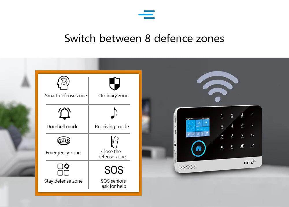 Alarm Smart Tuya WiFi 4G Home - P12 Hub Europe