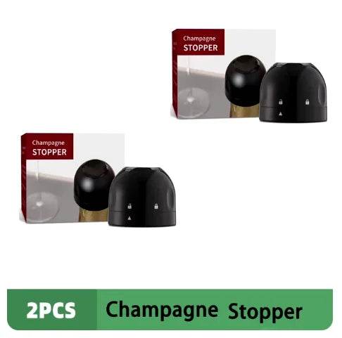 Wine Plug Vacuum Retain Freshness Champagne Stopper Red Wine Stopper Stainless Steel Wine Bottle Cap Leak-Proof Sealing. - P12 Hub Europe