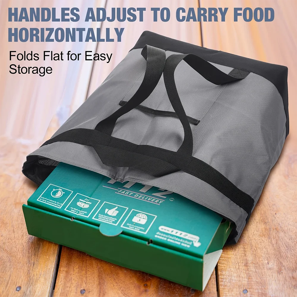 Insulated Cooler Bag Large Capacity Double-layer Aluminum Foil Thickened Ice Pack Camping Picnic Preservation Refrigerated Bag