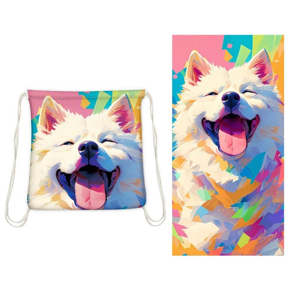 Quick Dry Towel Beach Bag Portable Bath Towels Travel Print Sports Surf for The Mat Designer Sand Free Large Bundle Large Adults - P12 Hub Europe