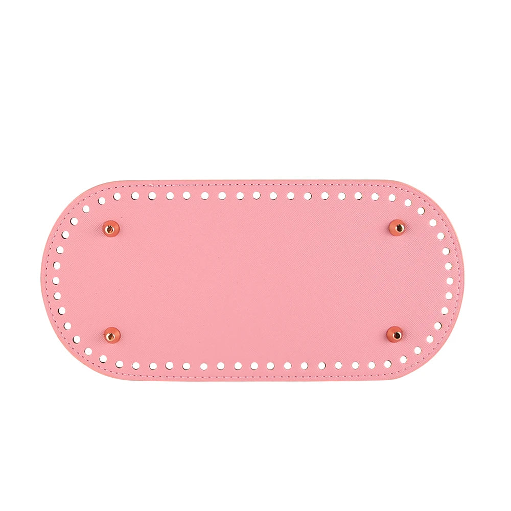 5 Size PU Leather Base Handmade Bag Bottom for Hook Diy Women Purse Handbag Knitting crochet Bags Accessories Parts