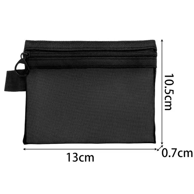 1/3pcs Mesh Clear Cosmetic Bags Small Large Black Makeup Bag Portable Travel Toiletry Organizer Case Lipstick Storage Pouch