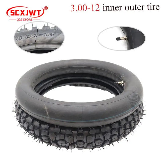 3.00-12  inner outer tire 12 inche for Dirt Pit Bike Motocross Off Road Motorcycle sturdy and durable