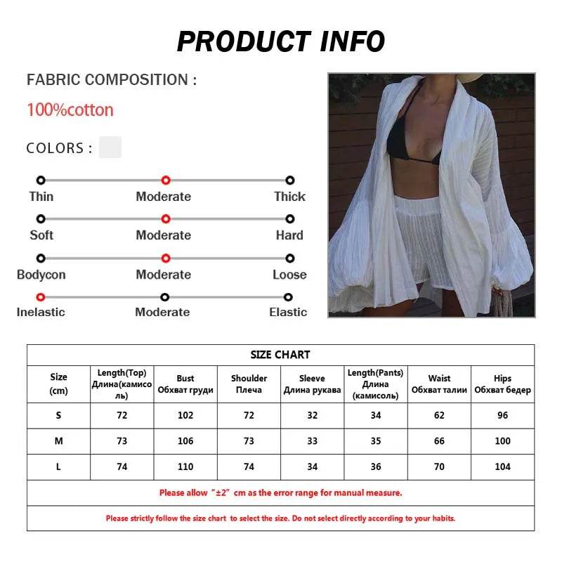 Oymimi White Puff Sleeve Shorts - P12 Hub Europe