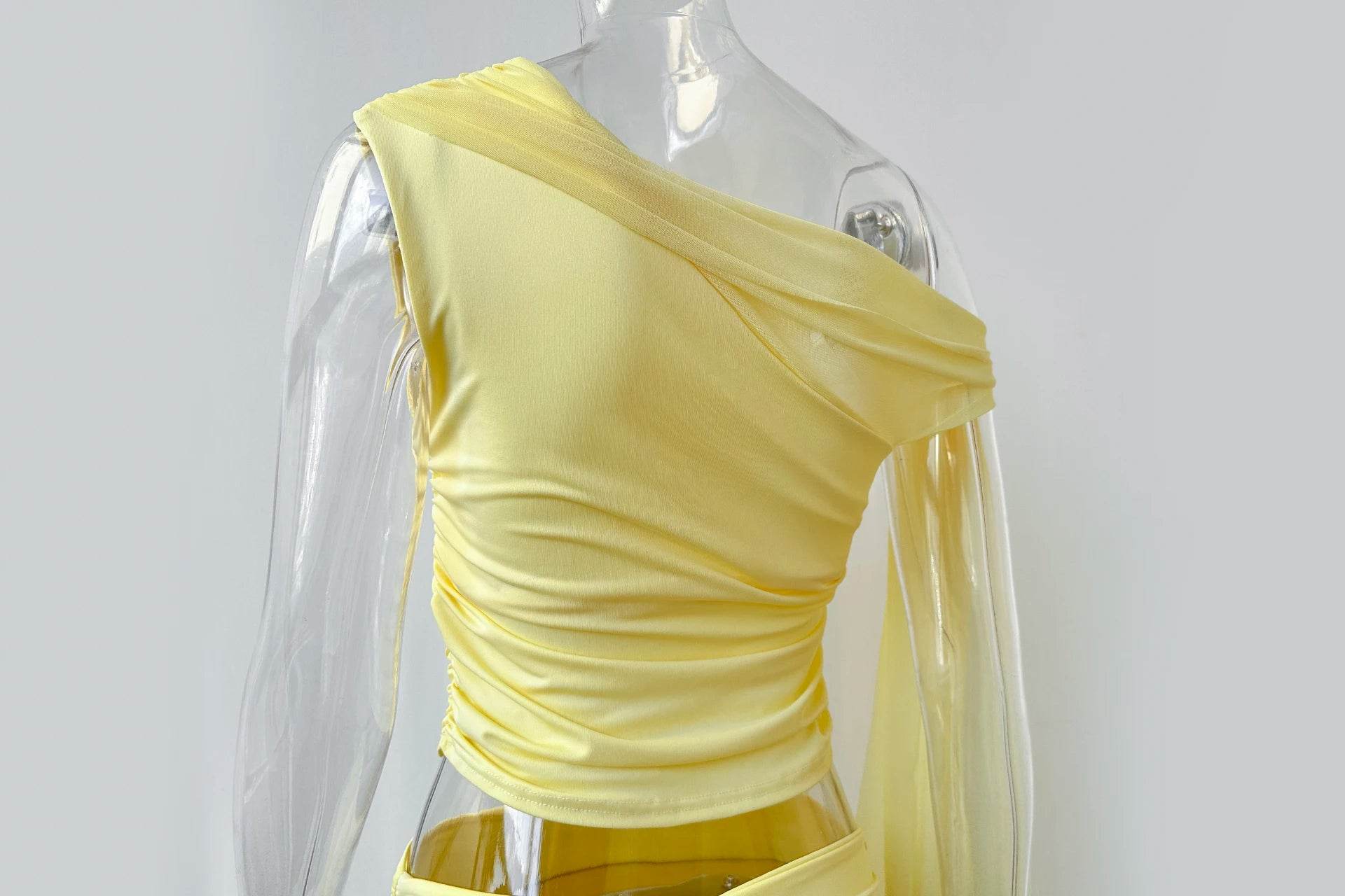 Elegant Pleated Beach Skirt Set - P12 Hub Europe