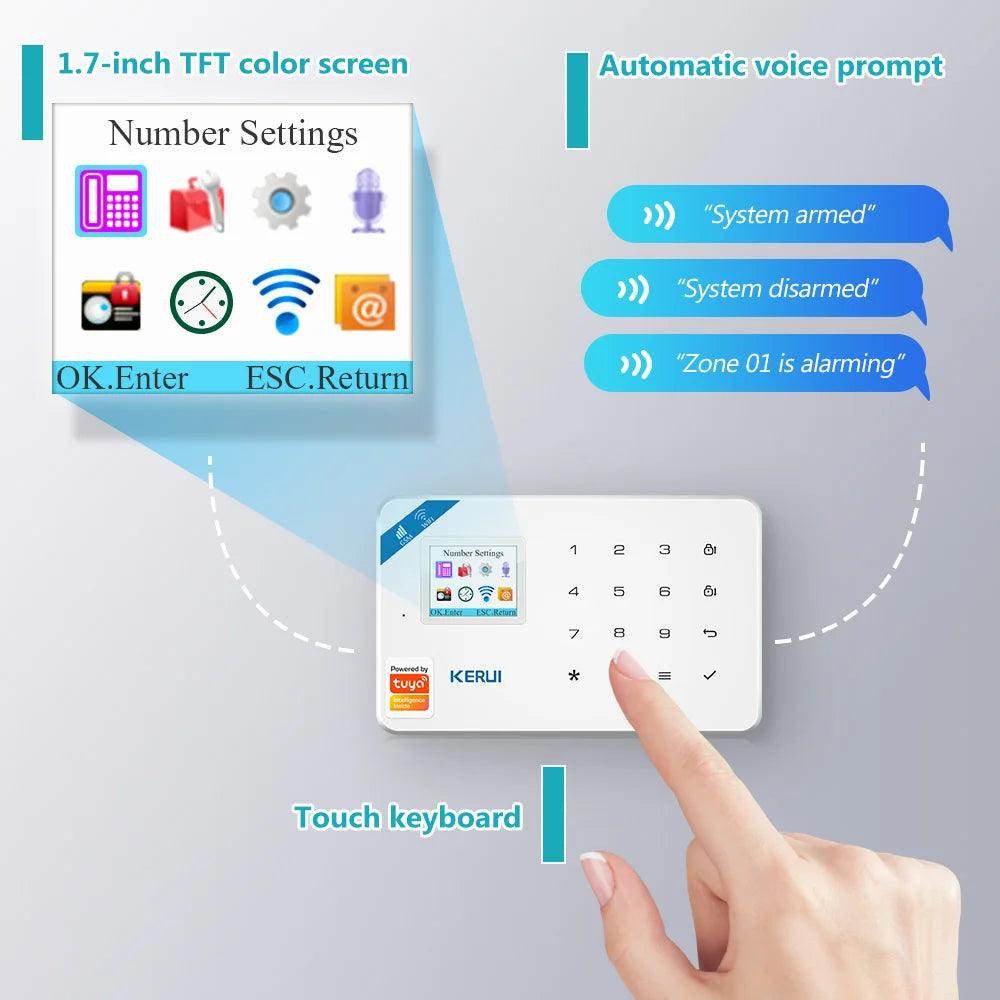 Alarm Smart KERUI W181 WiFi GSM Tuya - P12 Hub Europe