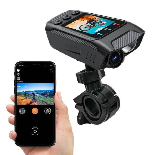 Cool 3-in-1 Bike Cam: Light, Horn & 4K Fun! - P12 Hub Europe