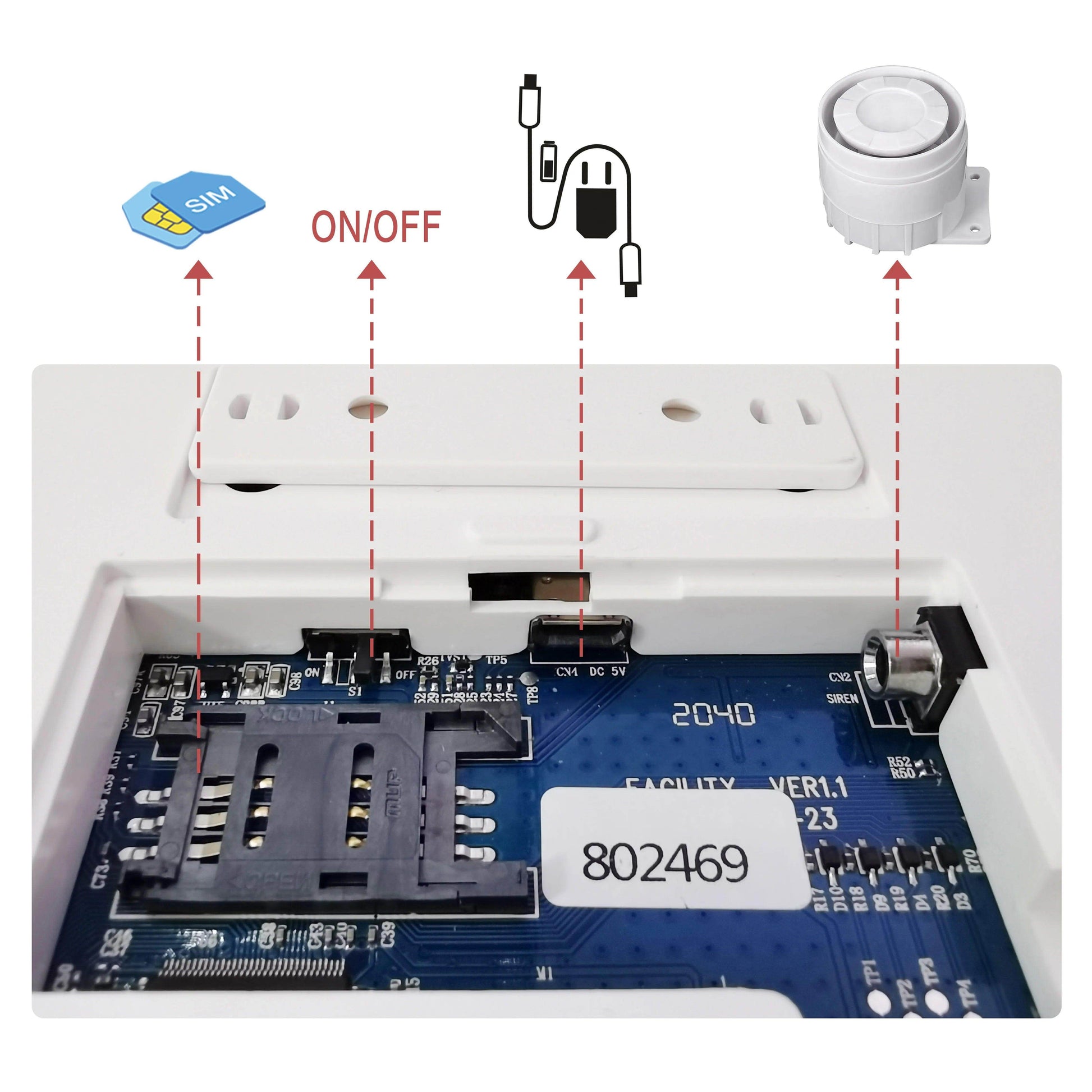 Alarm Smart PGST PG107 WiFi 4G - P12 Hub Europe