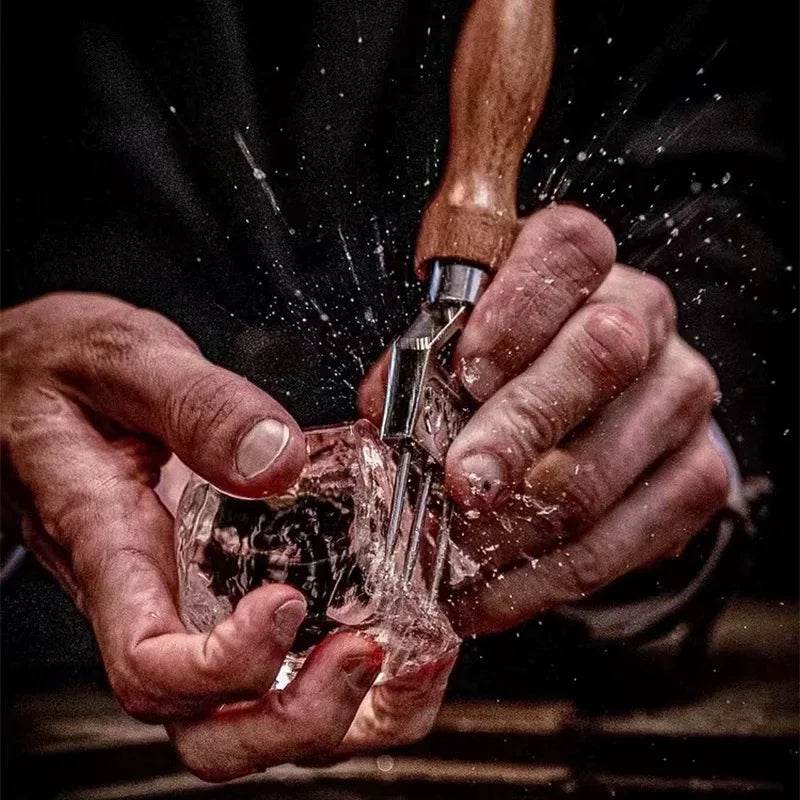 Three-Prong Skull Ice Pick Stainless Steel Ice Chisel Crushed Ice Barware Bartender Tools Bar Accessories - P12 Hub Europe
