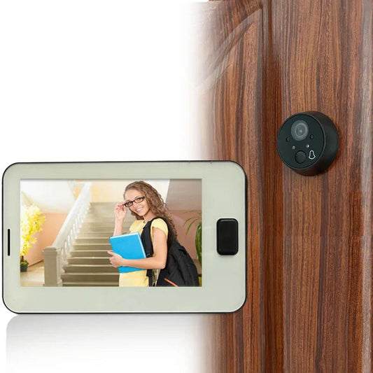 Peephole Viewer 4.3" Video 170° Wide Angle, IR Night Vision - P12 Hub Europe
