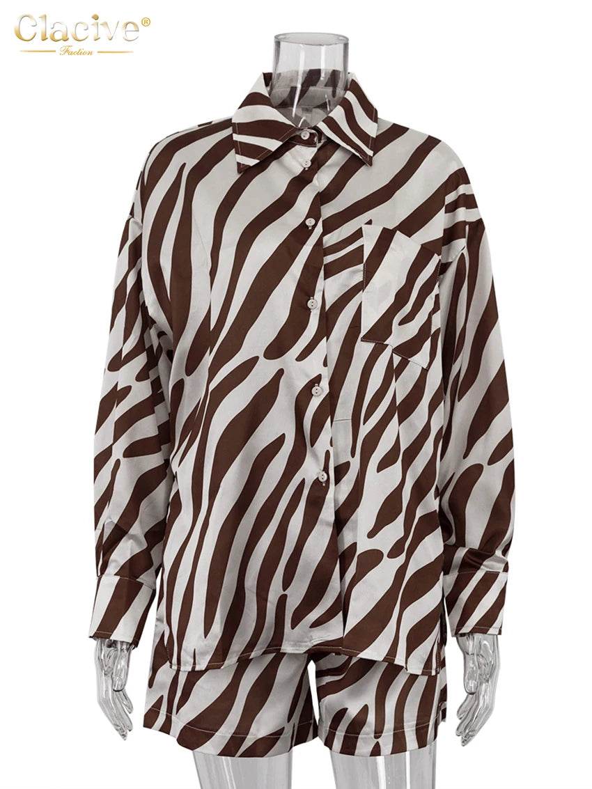 Clacive Stripe Shorts Set - P12 Hub Europe