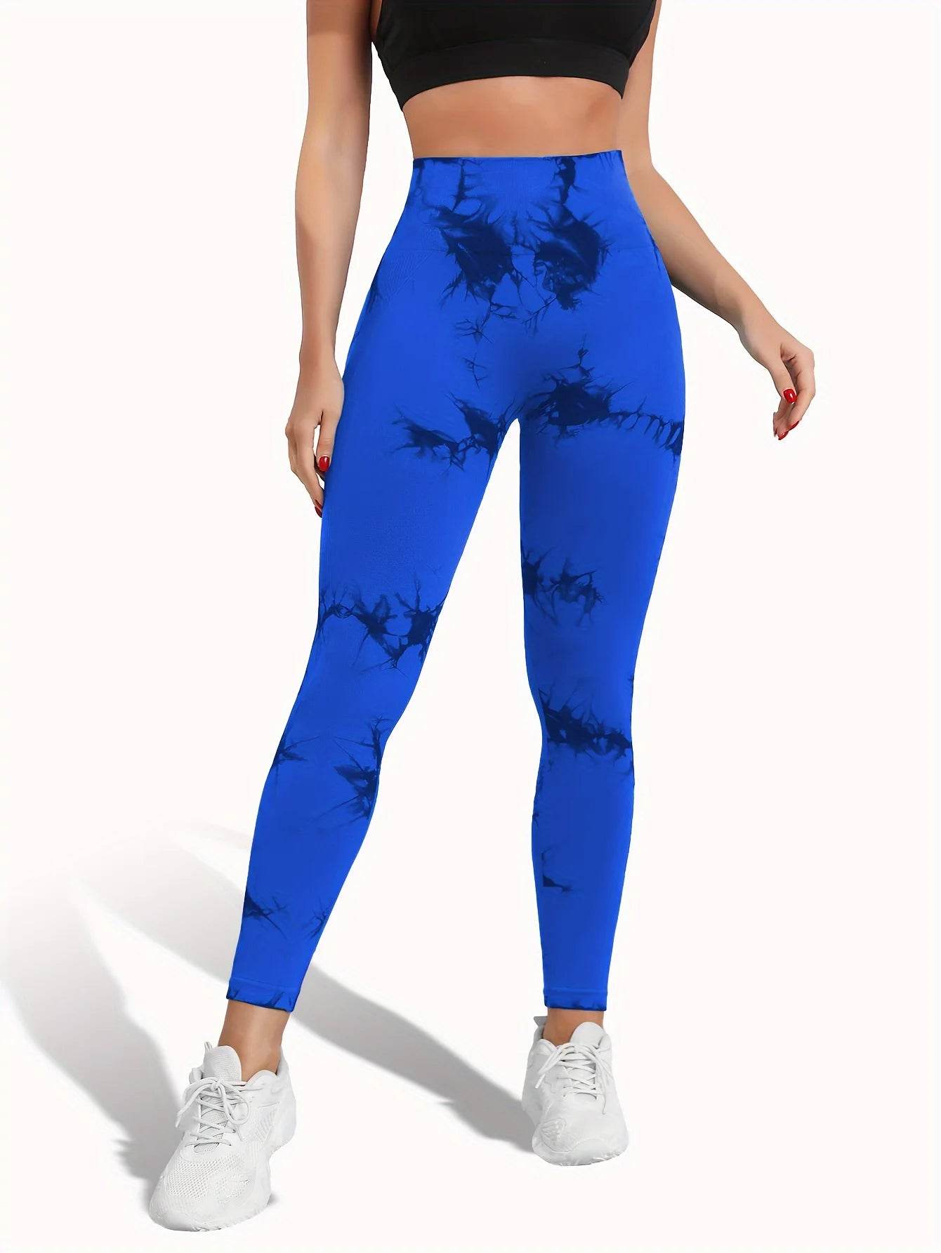 Tie Dye Seamless Butt Lift Leggings - P12 Hub Europe