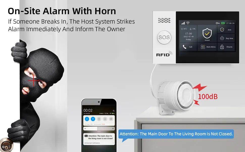 Alarm Smart Tuya WiFi GSM 4G - P12 Hub Europe