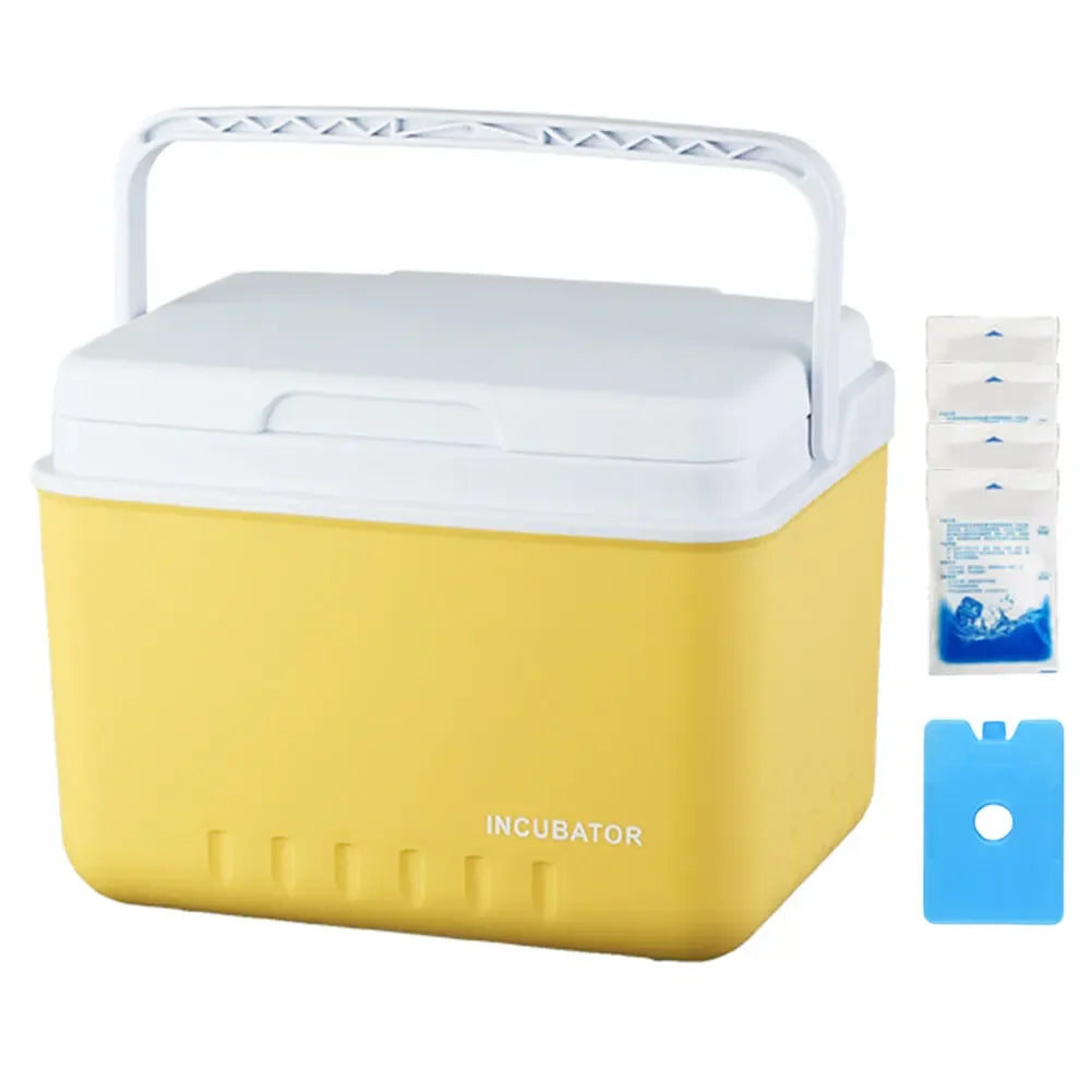 15L Insulated Ice Chest Multipurpose Portable Ice Bucket Outdoor Hard Cooler for Camping Picnic Beach Drink Beverage Fishing