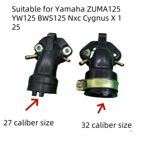 Motorcycle Carburetor Joint Intake Manifold Is Suitable for Yamaha Zuma125 Yw125 Bws125 Nxc Cygnus X 125