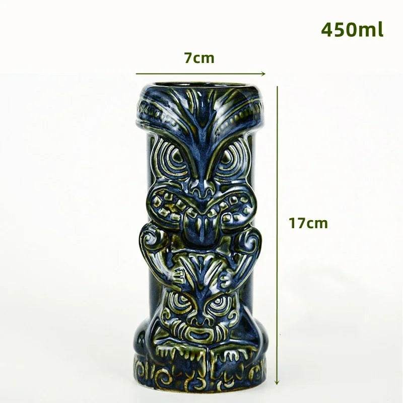 60 Types Ceramic Hawaii Tiki Mugs Creative Cocktail Glasses Beer Glass Martini Glasses Wine Glass Funny Cup Gift for Men - P12 Hub Europe
