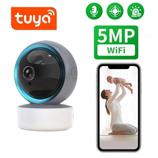 Camera 3/5MP WiFi AI Track, Night Vision, 2-Way Audio - P12 Hub Europe