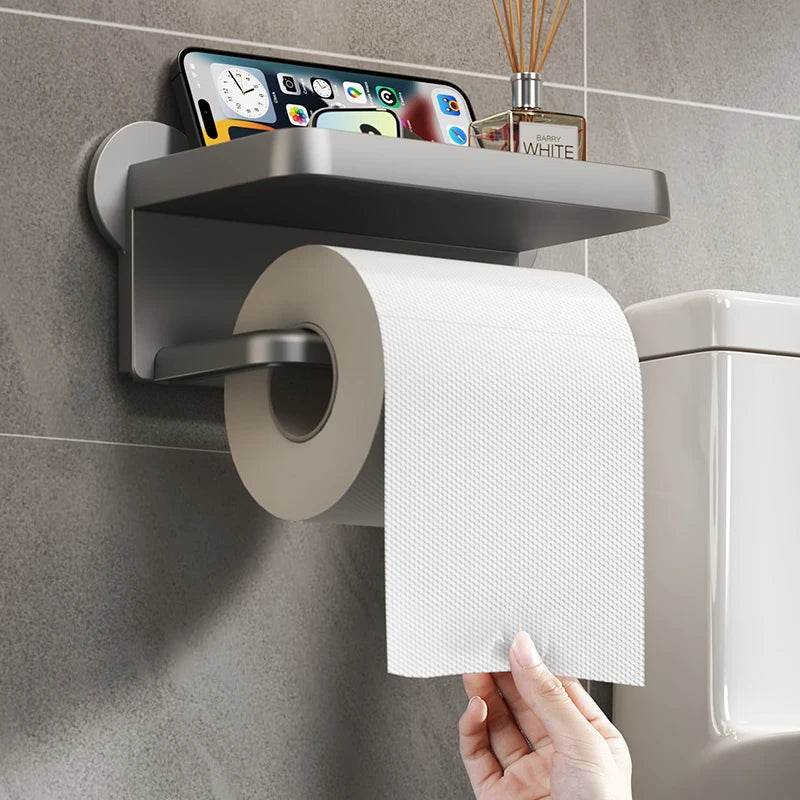 Bear head toilet paper holder, no drilling, toilet paper dispenser, wall-mounted facial tissue holder, toilet paper roll holder, - P12 Hub Europe
