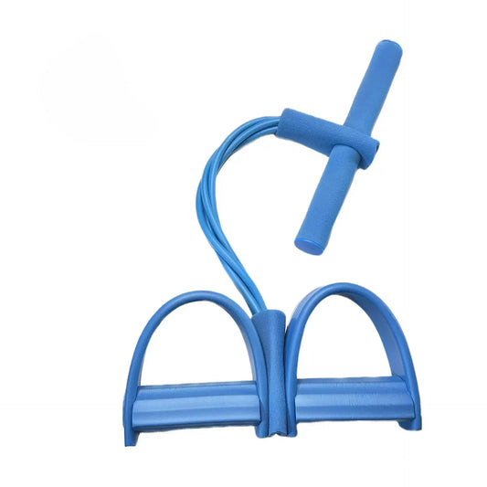 4/6Tube Pedal Tensioner Multi-Functional Household Fitness Equipment Yoga Abdominal Strengthening Elastic Band Tension Rope