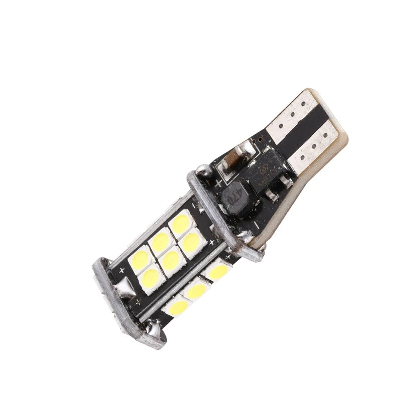 1Pc Error Free 921 912 T10 T15 W16W Led Reverse Light, 24Smd 3030 Led Bulb 1500 Lumens Extremly Bright For Car Led Backup Revers