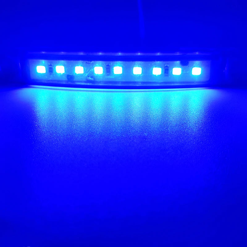 10PCS 9 SMD Light Oval Clearance Trailer 24V Truck Lorry Caravan Camion LED Side Marker Indicator Lamp 12V Luces Remolque