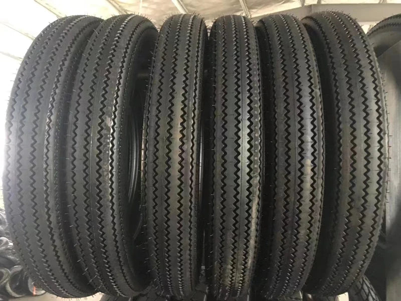 Vintage motorcycle tires sawtooth tire retrofit 4.00/4.50/5.00-16-17-18-19 motorcycle tire