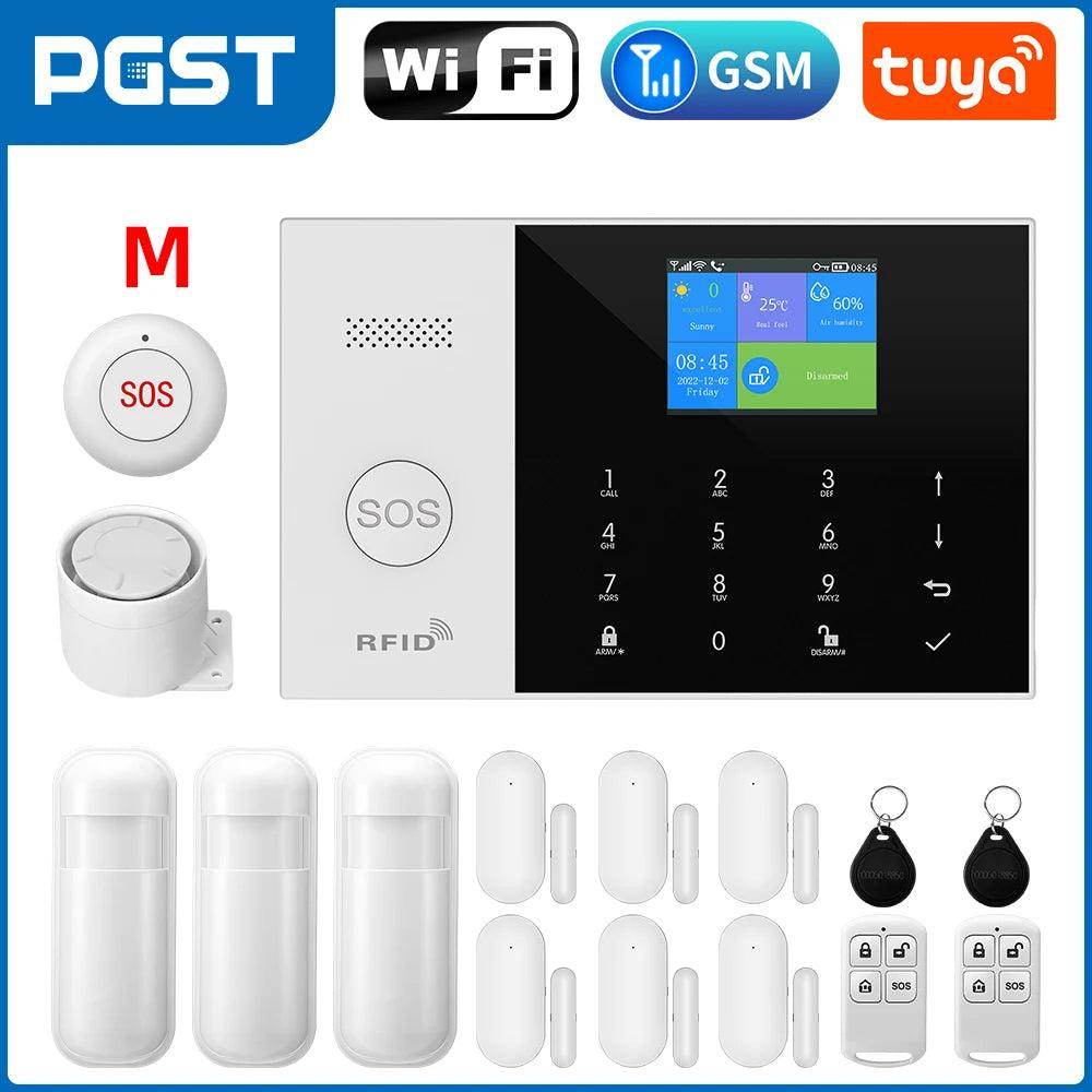 Alarm System Tuya GSM/WiFi | Wireless Home Security, Alexa, App - P12 Hub Europe