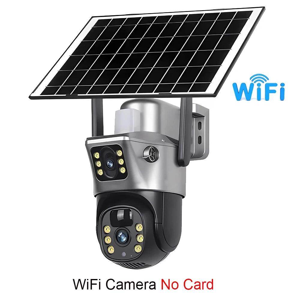Outdoor Camera 4G Solar Dual Lens 8MP, PIR, Color Night - P12 Hub Europe