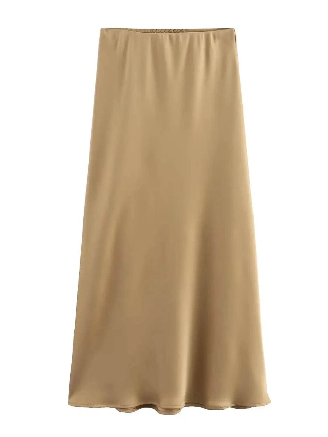 Women's Flowing Satin Midi - P12 Hub Europe