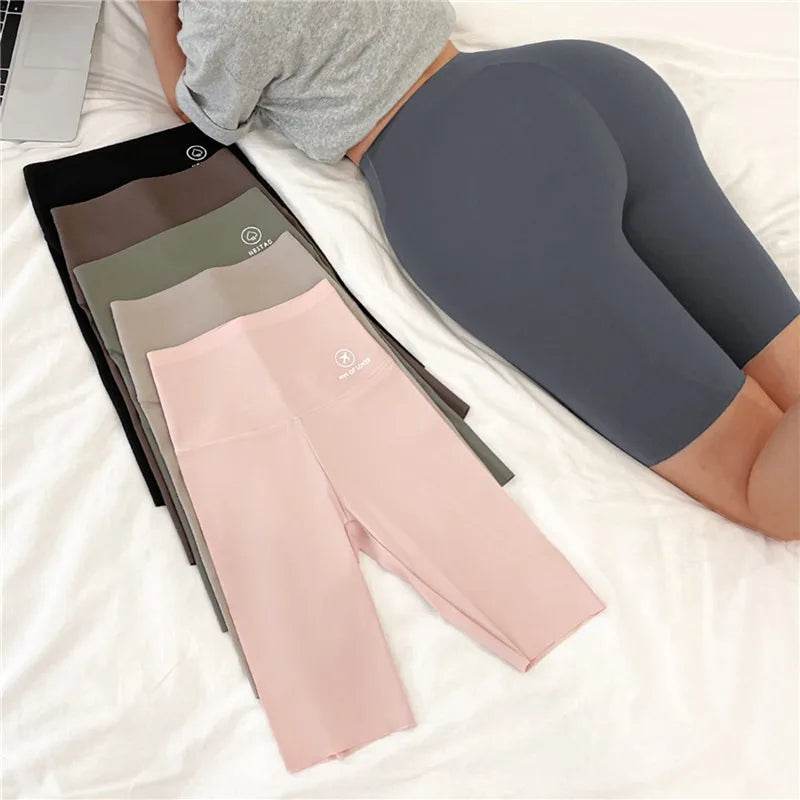 Women's High Waist Gym Shorts - P12 Hub Europe
