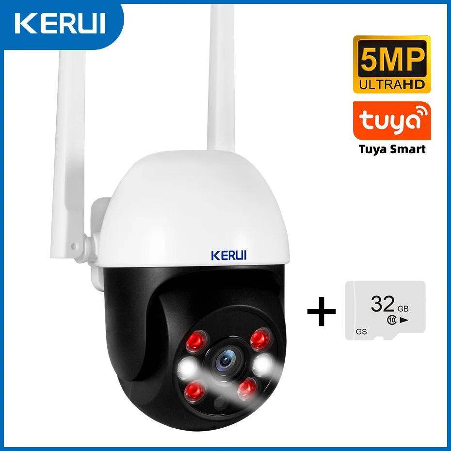Outdoor Camera Tuya 4K/5K PTZ Dual Lens, AI Motion, Color Night - P12 Hub Europe