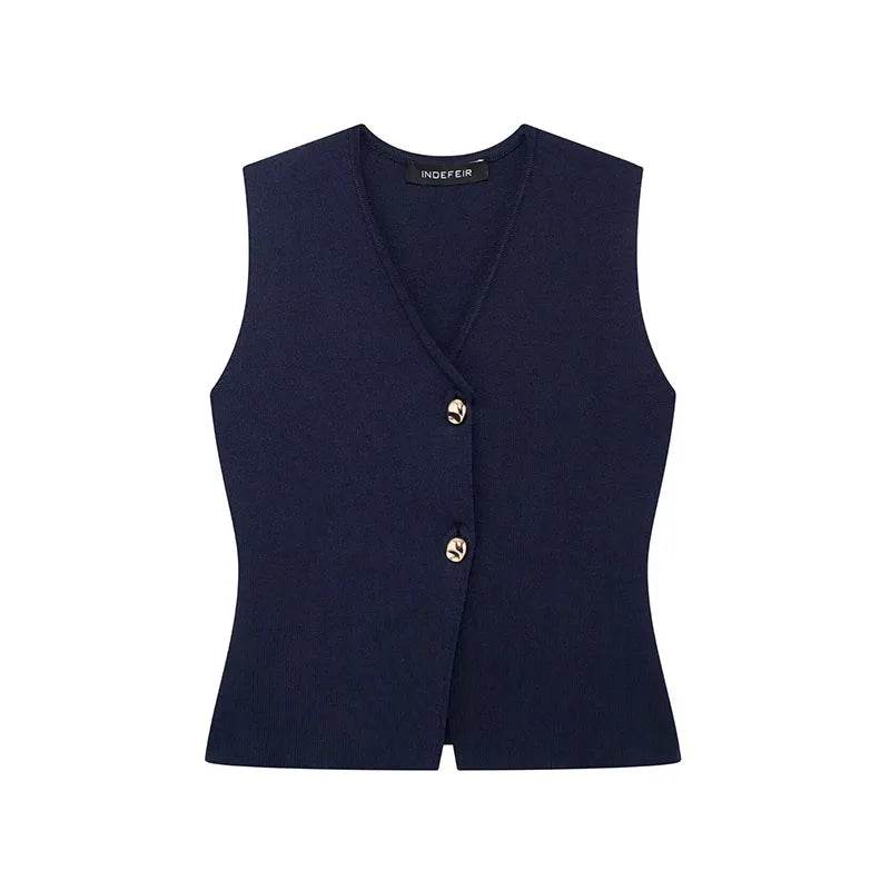 Knitted Vest Skirt Set - P12 Hub Europe