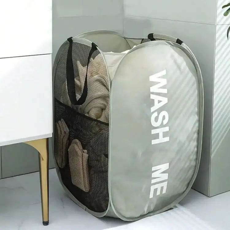 Collapsible Mesh Pop-Up Laundry Hamper - P12 Hub Europe