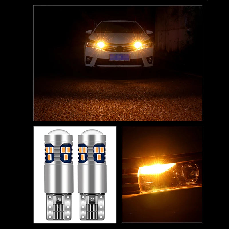 For Seat Ibiza 6J 6P 2009-2013 2014 2015 2016 2PCS 12V T10 W5W LED Car Clearance Lights Parking Lamps Width Bulbs Accessories
