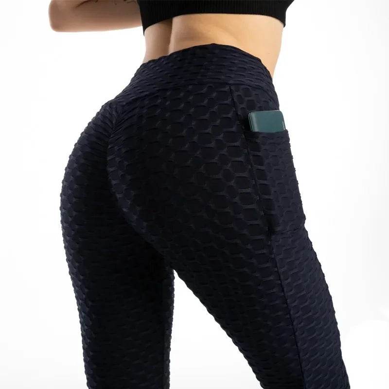 Women's Pocketed Bubble Leggings - P12 Hub Europe