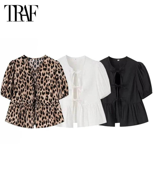 Leopard Print Crop Top - P12 Hub Europe