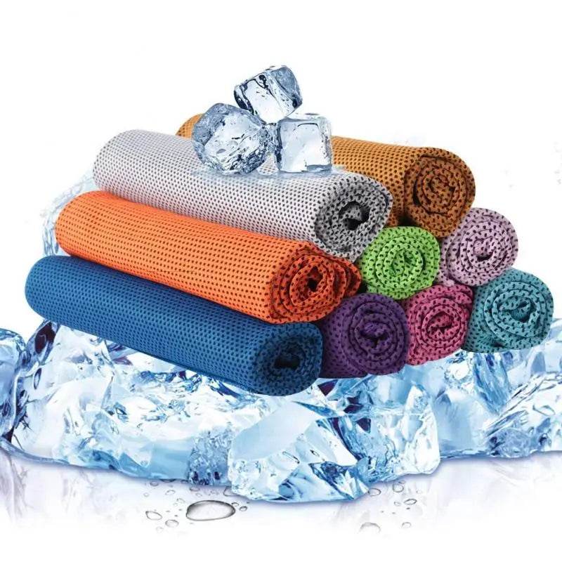 Cooling Towel Neck Wrap Lce Sports Beach Towels Cold Microfiber Cloth For Yoga Golf Gym Fitness Summer Outdoor Work100X30cm - P12 Hub Europe
