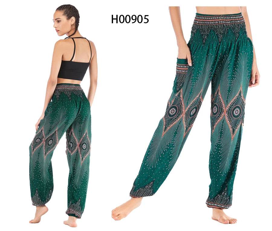 Boho Hippie Harem Yoga Pants - P12 Hub Europe