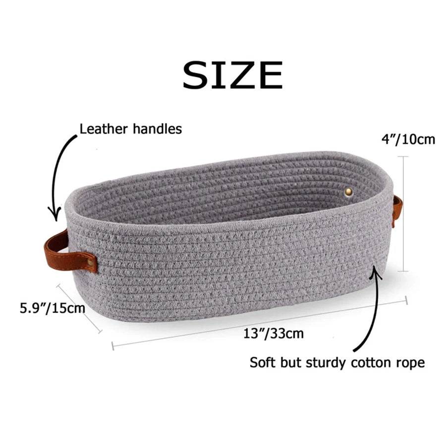 Nordic Cotton Rope Storage Basket - P12 Hub Europe
