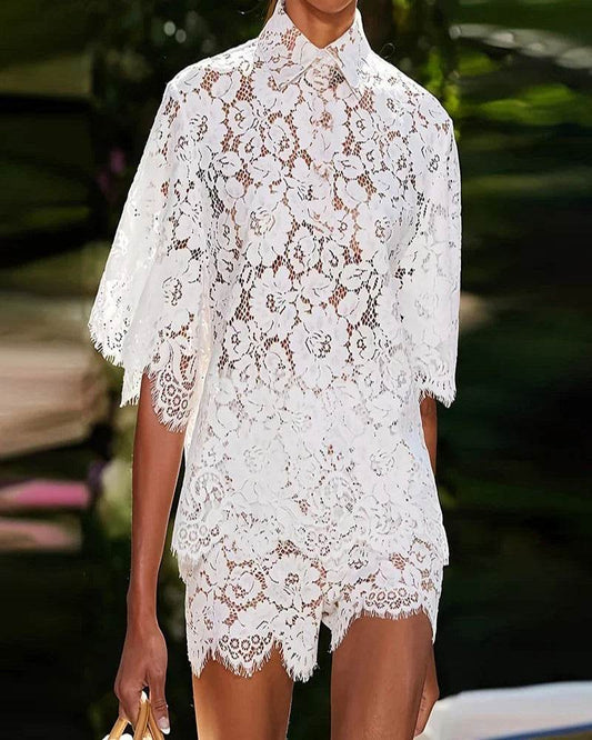 Sexy Crochet Shorts Suit Women - P12 Hub Europe