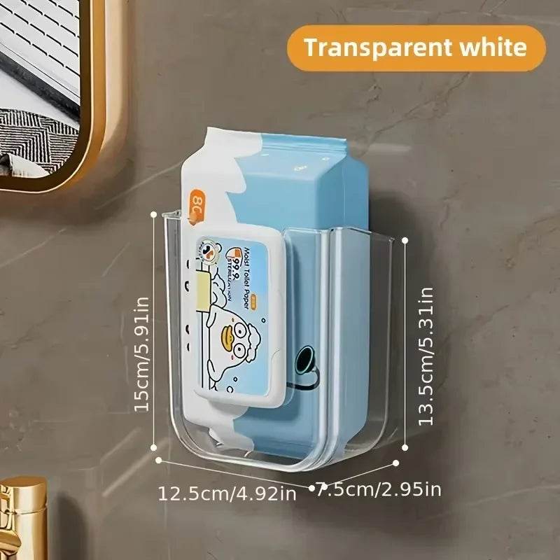 Punch-Free Toilet Paper Holder Box Waterproof Storage Toilet Paper Storage Rack Paper Towel Kitchen Bathroom Storage Box - P12 Hub Europe