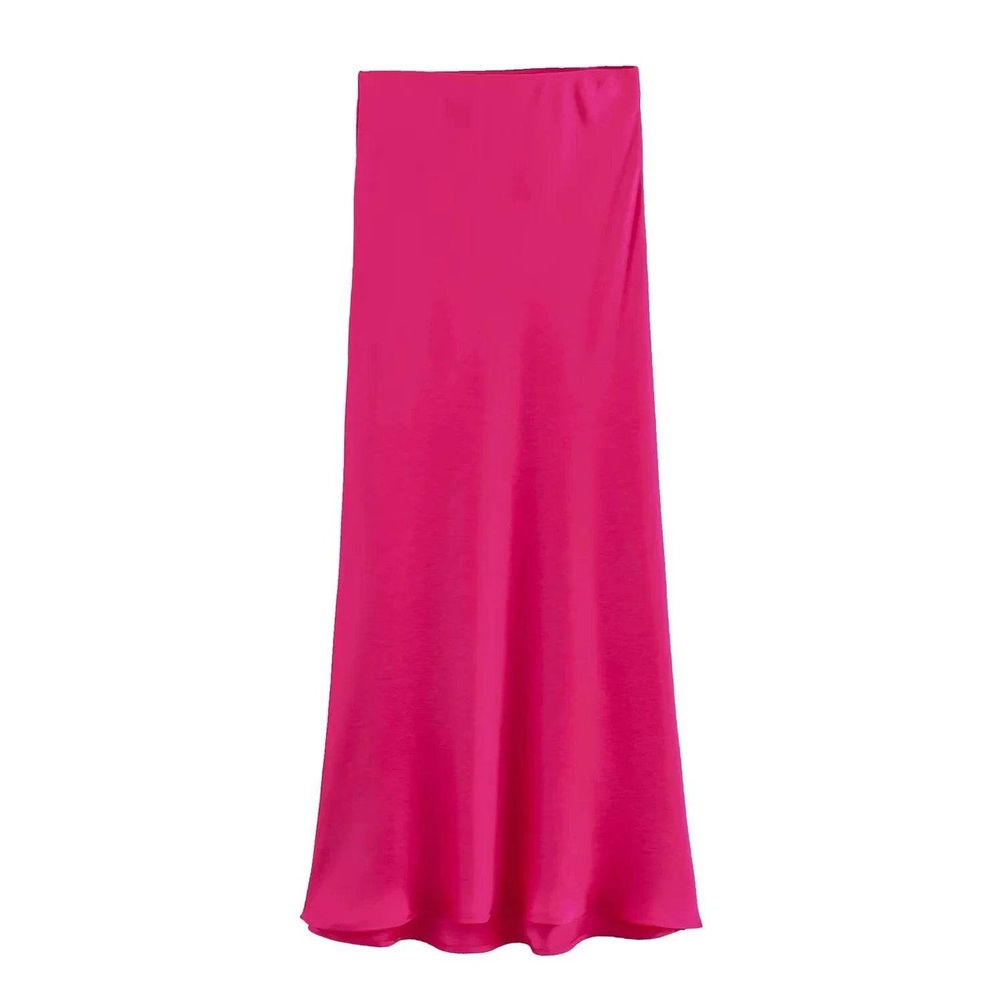 Women's Flowing Satin Midi - P12 Hub Europe