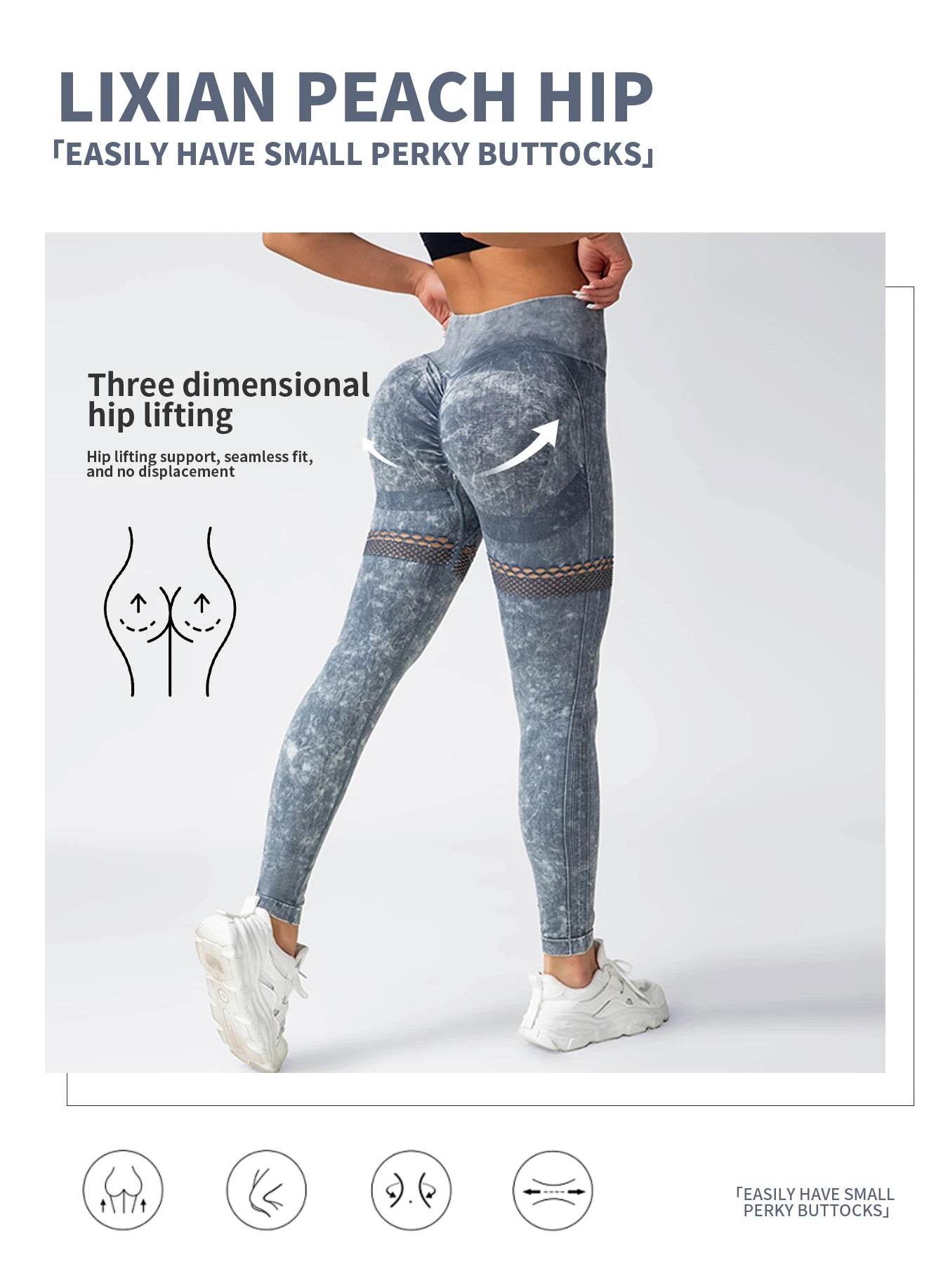 Women's Mesh Butt Lifting Leggings - P12 Hub Europe