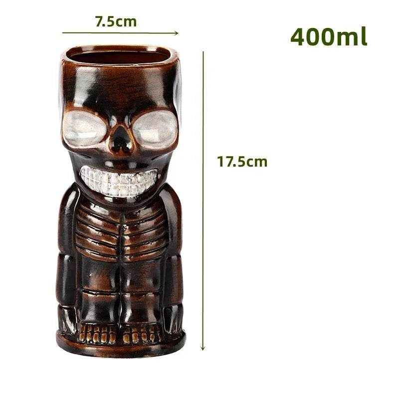 60 Types Ceramic Hawaii Tiki Mugs Creative Cocktail Glasses Beer Glass Martini Glasses Wine Glass Funny Cup Gift for Men - P12 Hub Europe