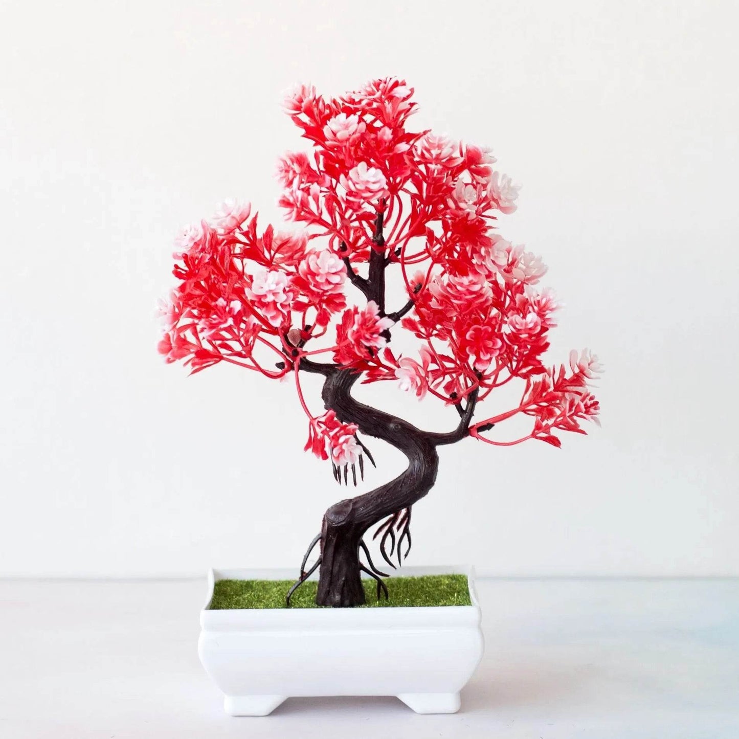 Garden Arrangement Ornaments Plastic Plants Bonsai Small Tree Pot Fake Plant Potted Flower Home Room Table Decoration - P12 Hub Europe